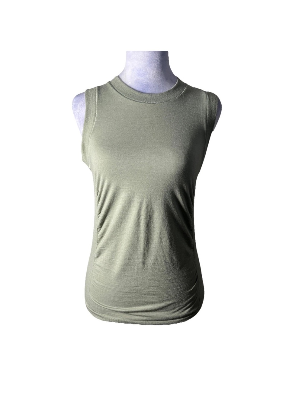 NWT Athleta  ForestHill Ascent Tank In Olive Sz S